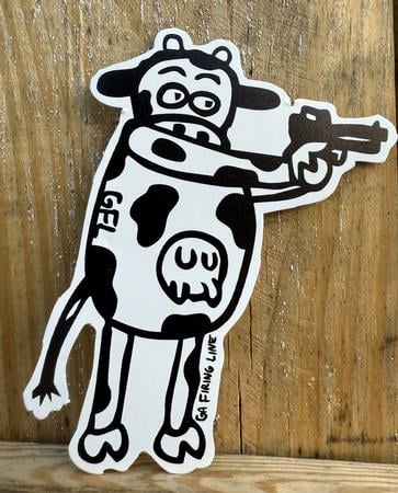 COW STICKER