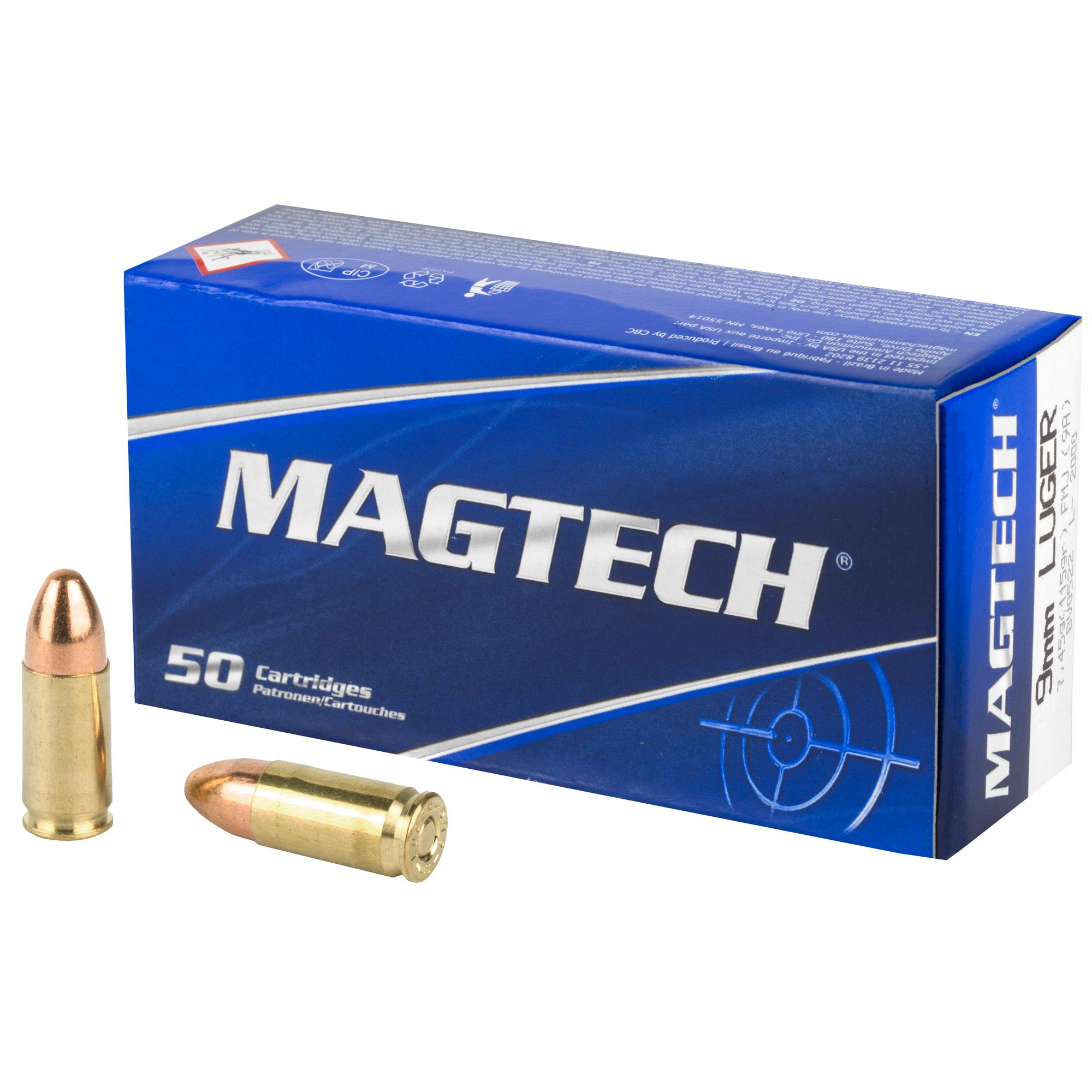  9mm Magtech, 115gr Fmj