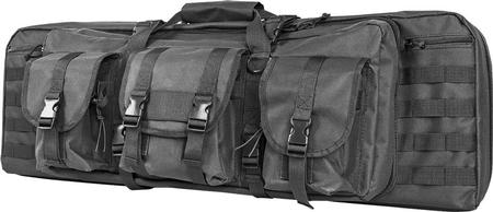 42INCH DOUBLE CARBINE CASE GRAY