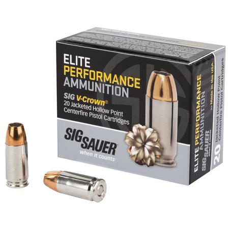 9mm 124 Gr Elite V-crown Jhp