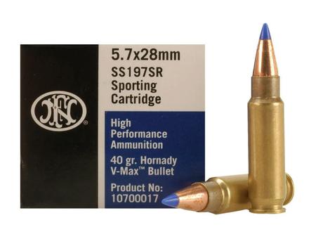 5.7x28mm Fn Ss197 Blue Tip