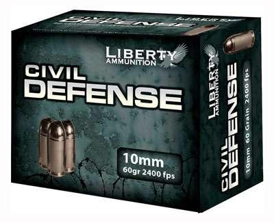 Civil Defense 10mm 60gr Hp